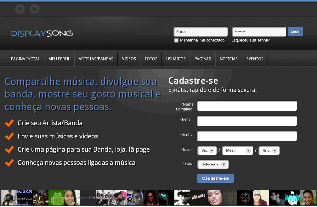Display Songs Blogsite Oficial - CRISTIAN SALLES