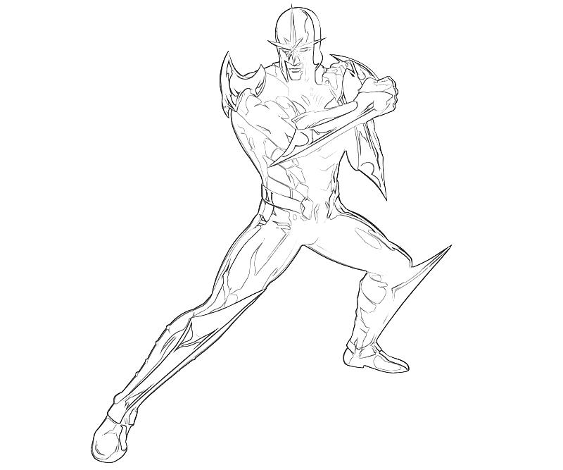 Marvel vs Capcom Nova Coloring | Yumiko Fujiwara