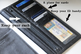 Travel wallet for keeping your important things during a trip | OrganizingMadeFun.com