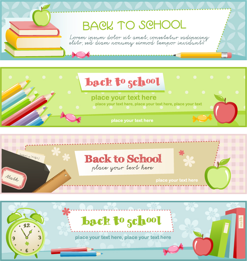 Education Themed Banners | free vector がらくた素材庫 勉強をテーマにしたバナー デザイン education theme Education Themed Banners | free vector がらくた素材庫 勉強をテーマにしたバナー デザイン education theme