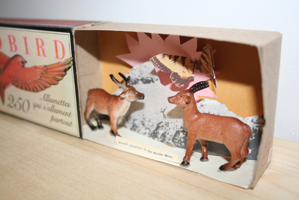 Dioramas and Clever Things Matchbox dioramas by Melanie Coles