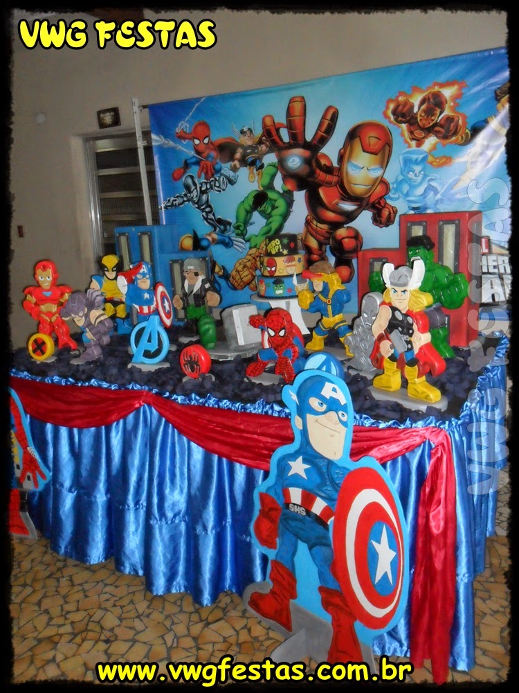 decoracao festa wolverine:VWG FESTAS – Decoração para festas Infantis.: TEMA HERÓIS MARVEL decoracao festa wolverine:VWG FESTAS – Decoração para festas Infantis.: TEMA HERÓIS MARVEL