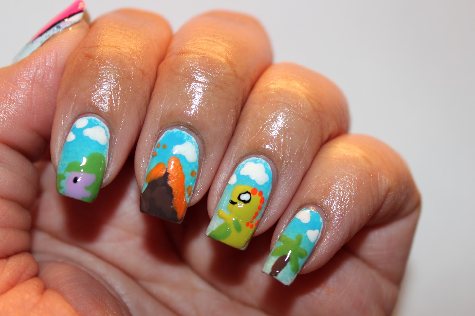 Lick My Lacquer: Dinosaur Nails