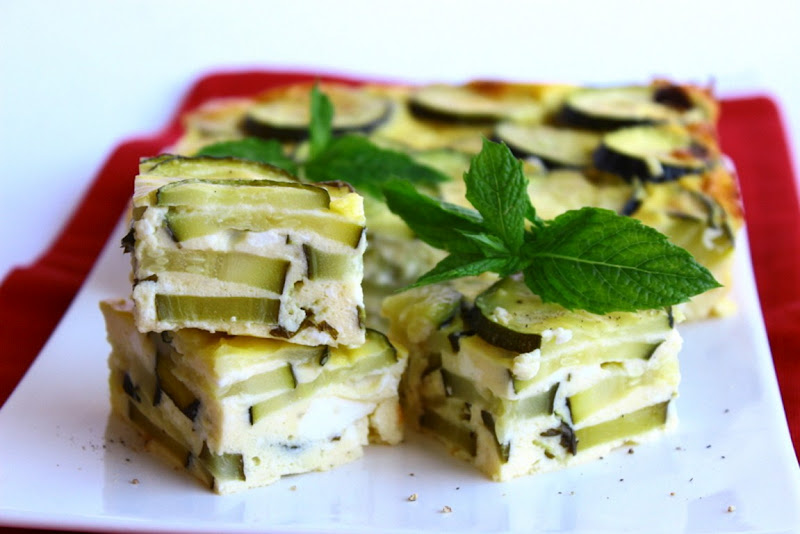 Flan di zucchine e feta MIEL & RICOTTA