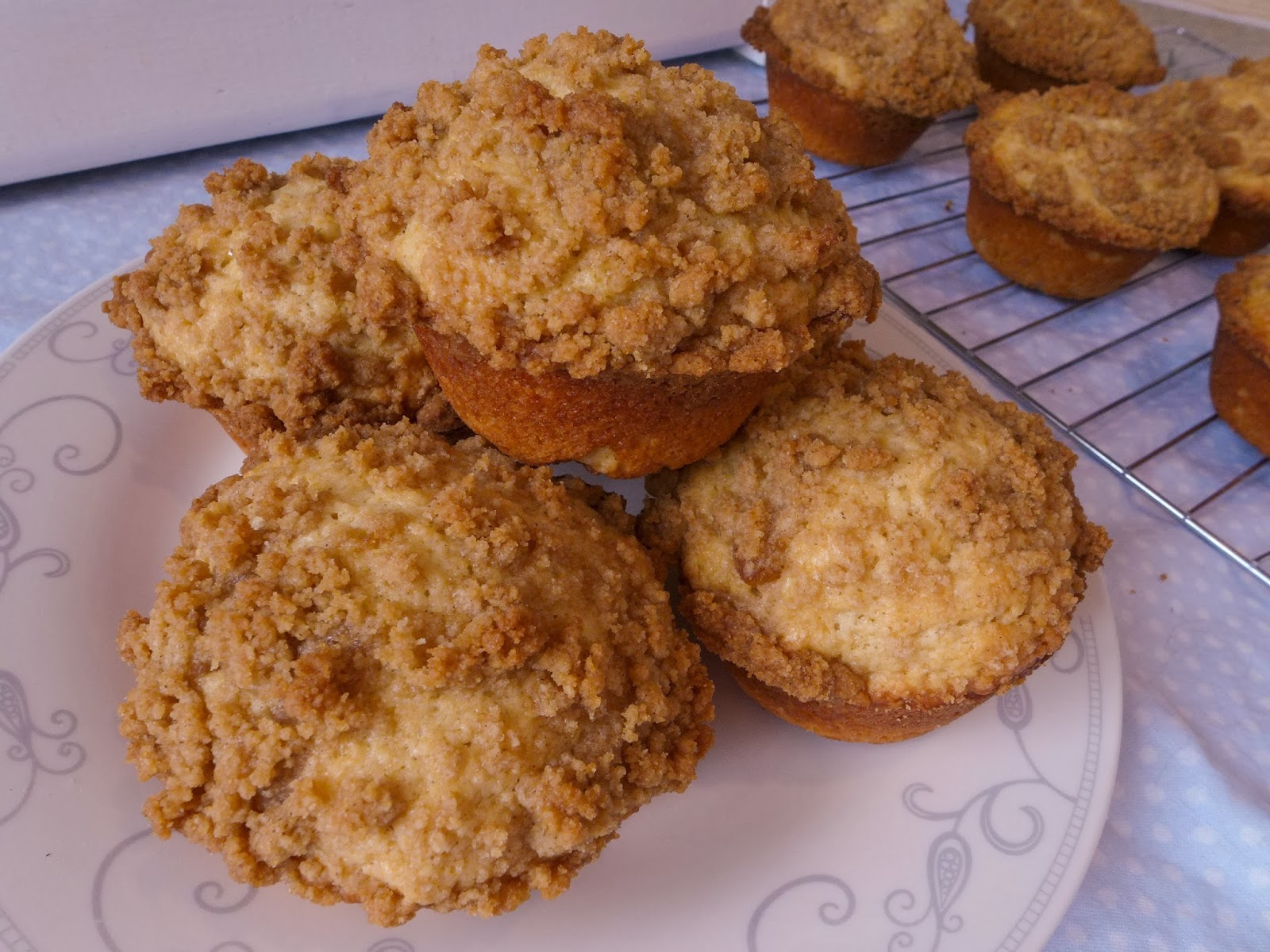 Dimples & Delights Allspice Crumb Muffins