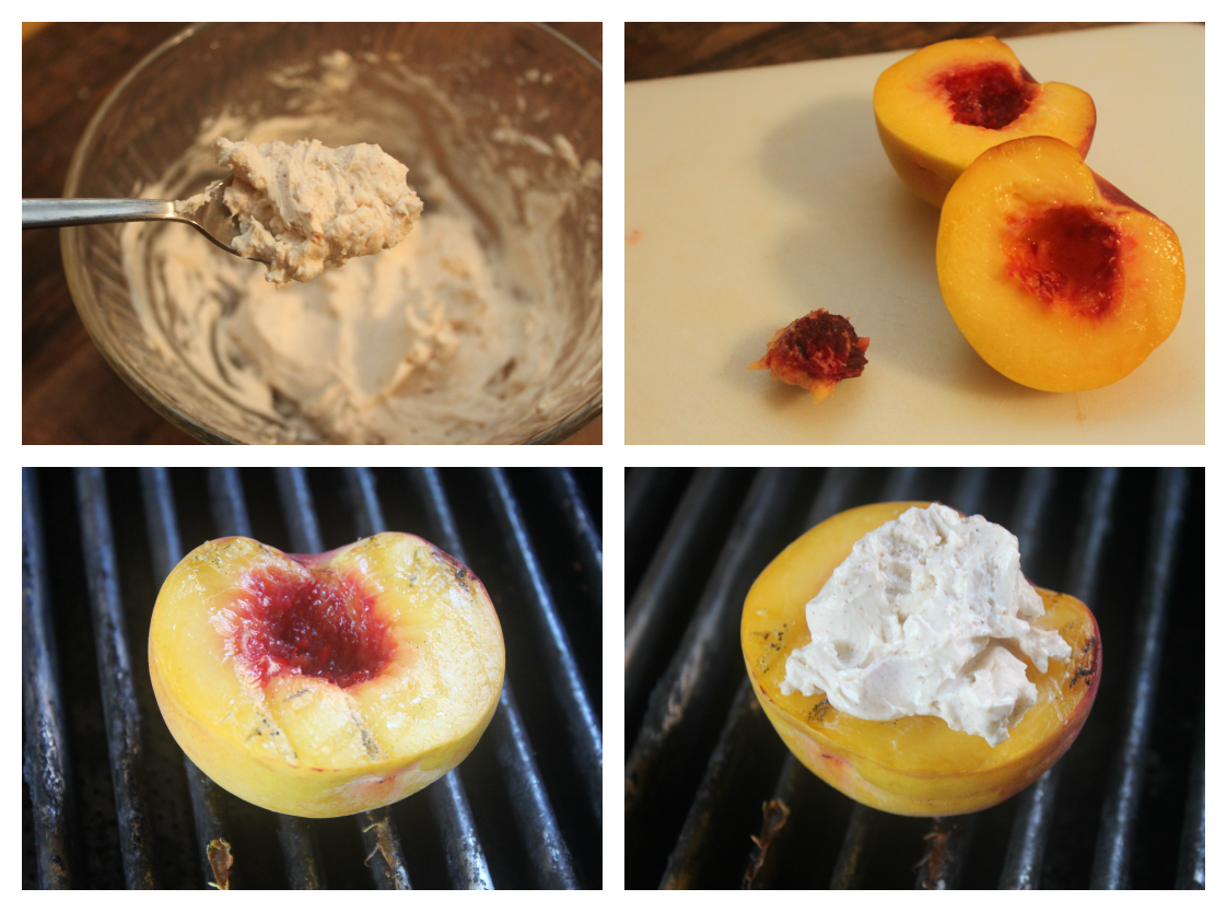 EAT+SLEEP+MAKE FOOD Grilled Peaches and Cream