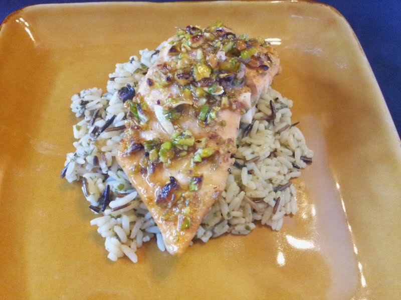 BLOG BY BINNS Maple Pistachio Crusted Salmon