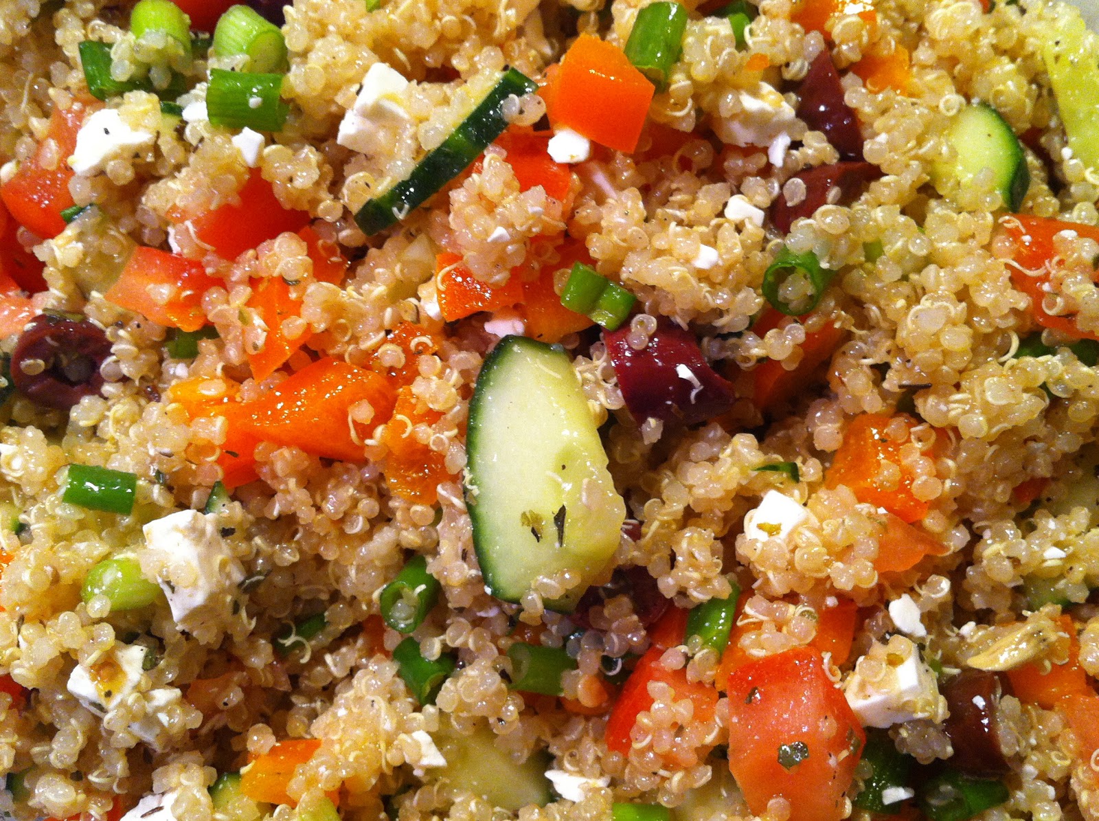 Playing With My Food! Greek Quinoa Salad