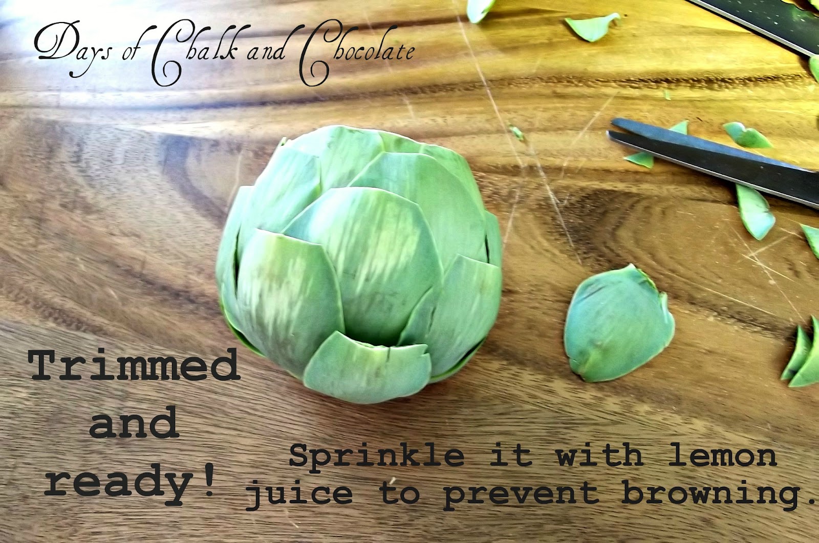 Artichoke Preparation and Stuffing Live Creatively Inspired