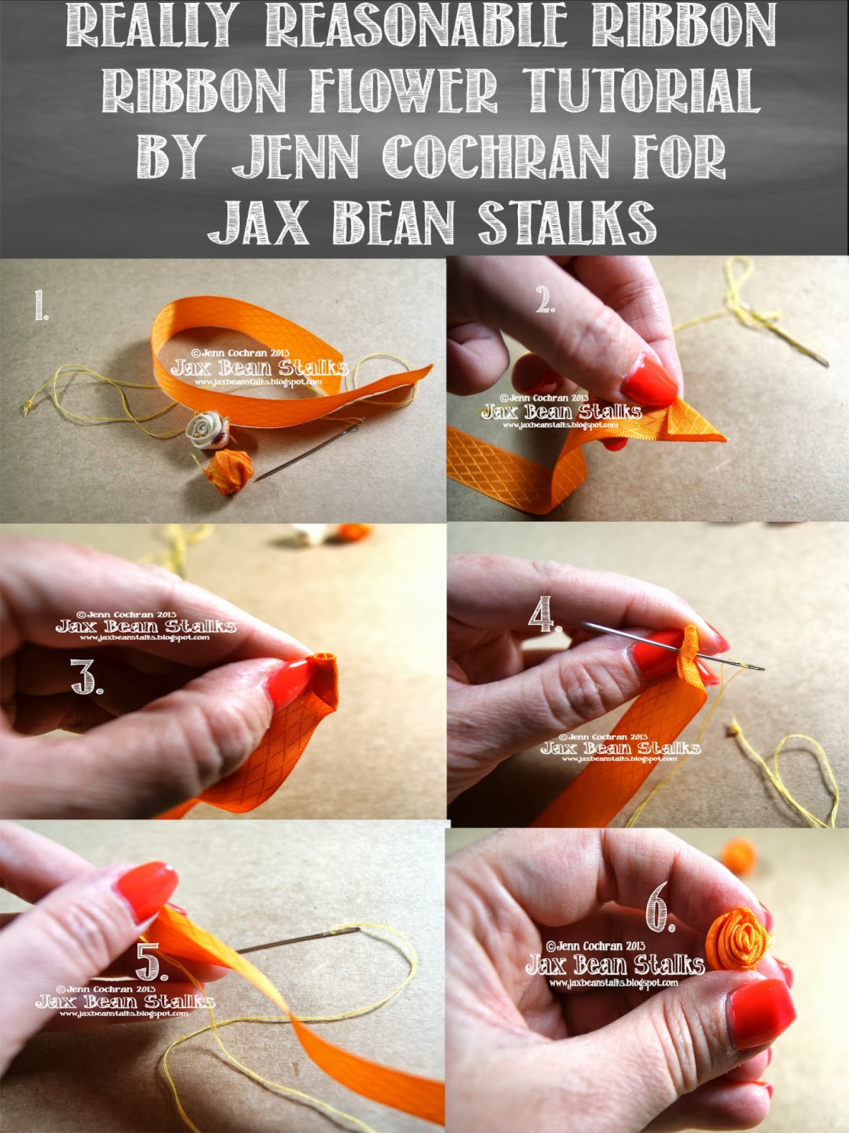 Really Reasonable Ribbon Blog Ribbon Flowers By Jenn Cochran