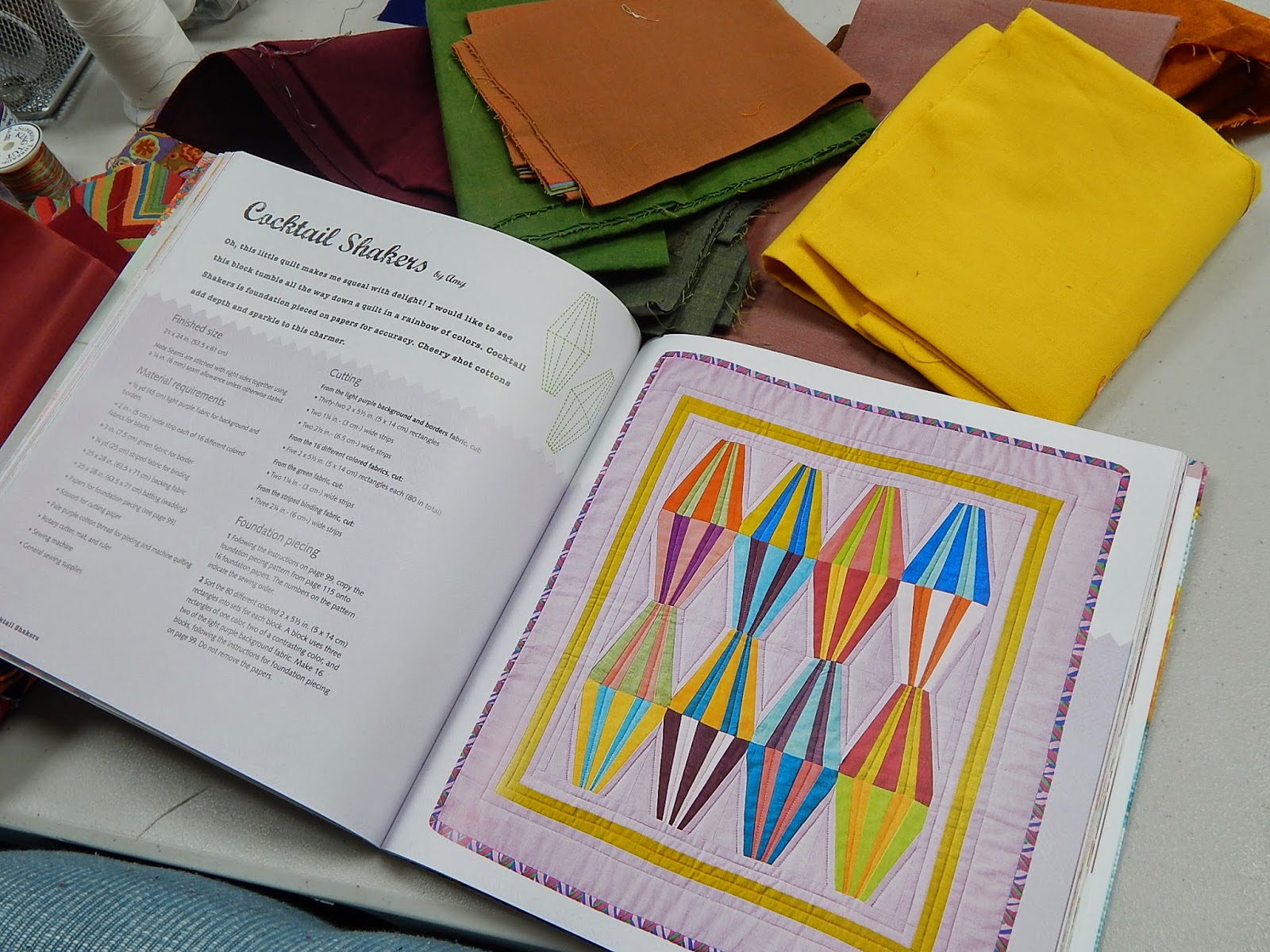 Quilting Blog Cactus Needle Quilts, Fabric and More Cocktail Shakers