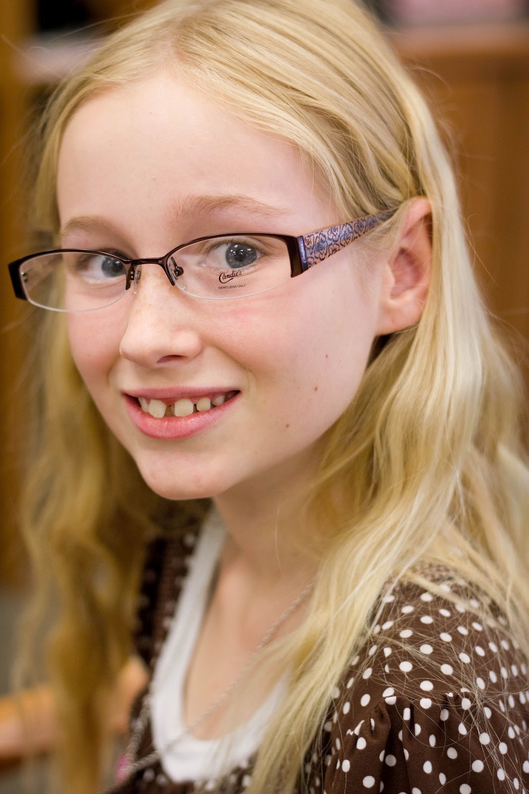 Melancholy Smile Little Miss Four Eyes