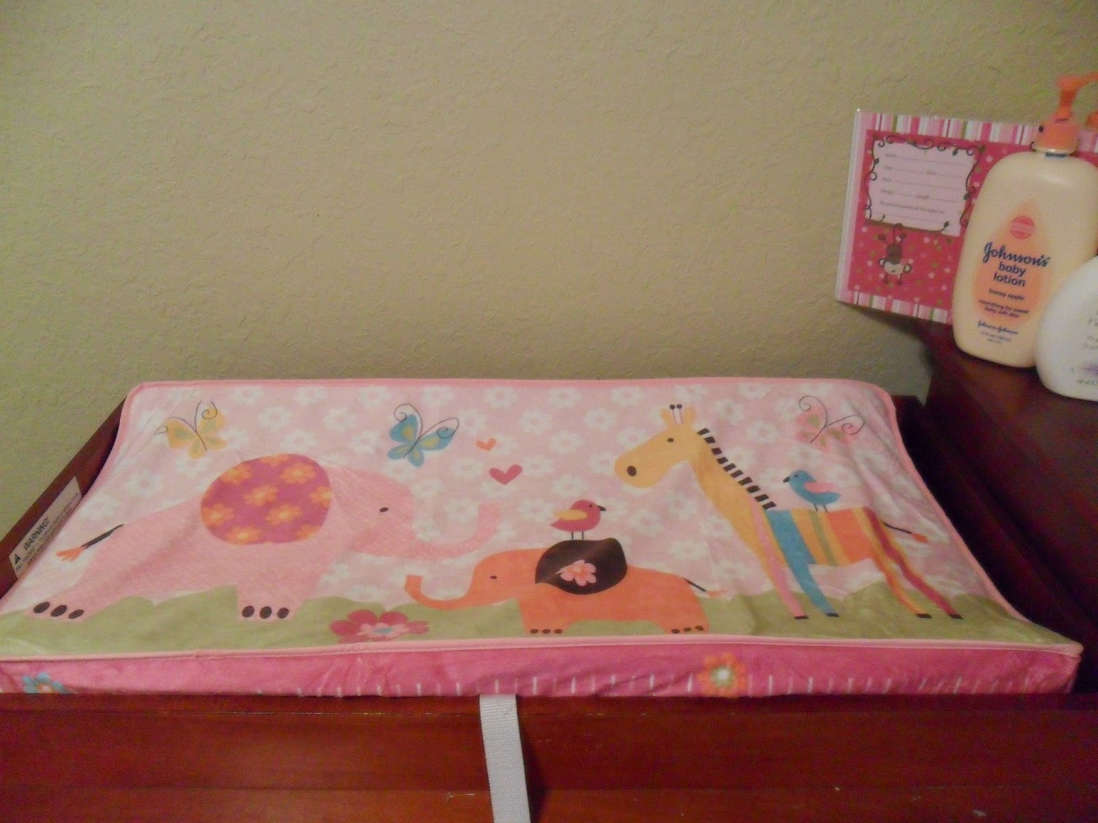 Baby' Journey Measure me changing pad cover. Review (Blu me away or Pink of me Event)