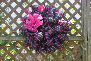 black scrap wreath