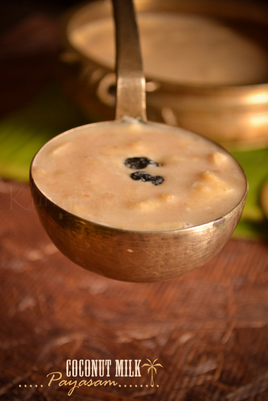 HEALTHY COCONUT MILK PAYASAM NO COOK KHEER NO COOK DESSERT VISHU SPECIAL PAYASAM kurryleaves