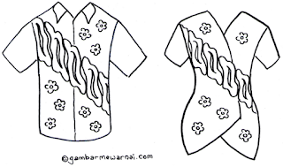 Mewarnai Baju Batik