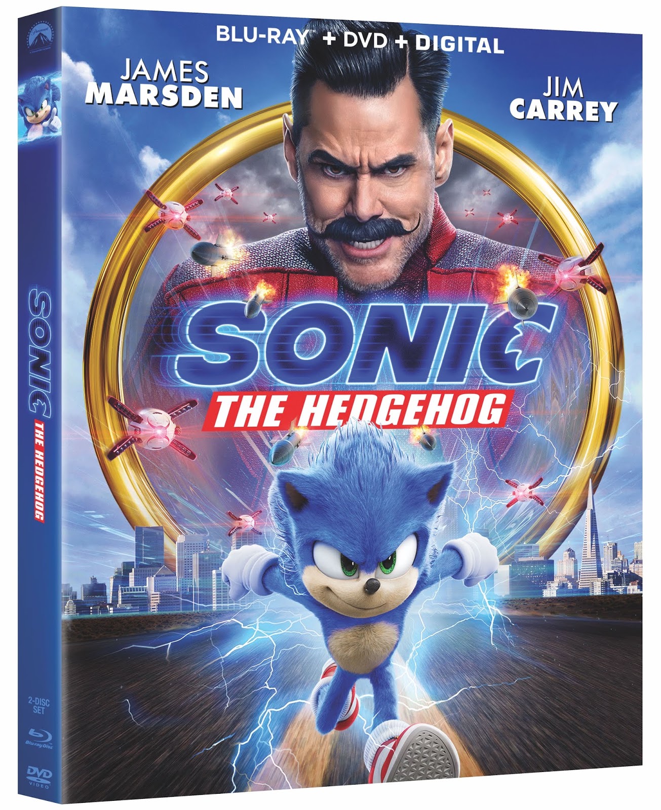 Sonic the Hedgehog DVD Super Sonic The Blue Blur Animated Cartoon￼