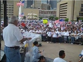 Ghouse Addressing the Immigration rally