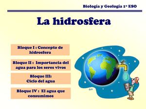 La hidrosfera