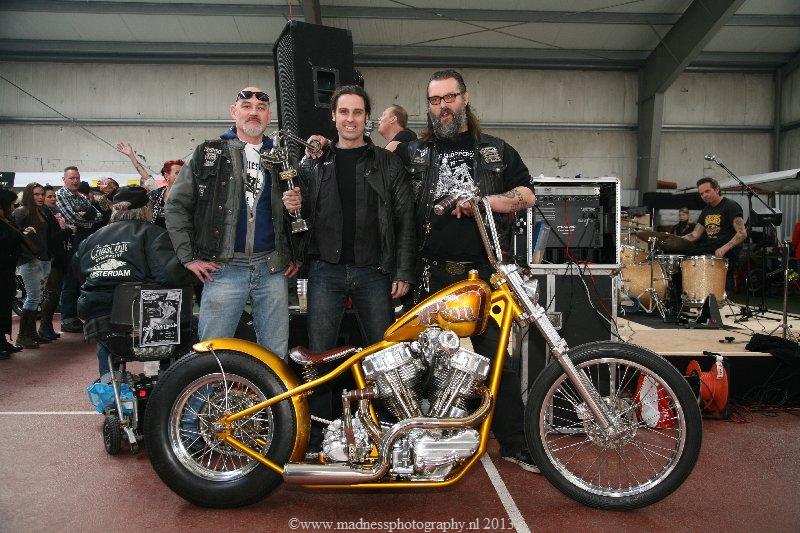 Onno "Berserk" Wieringa www.madnessphotography.nl Rogues MC Chopper Show 2013