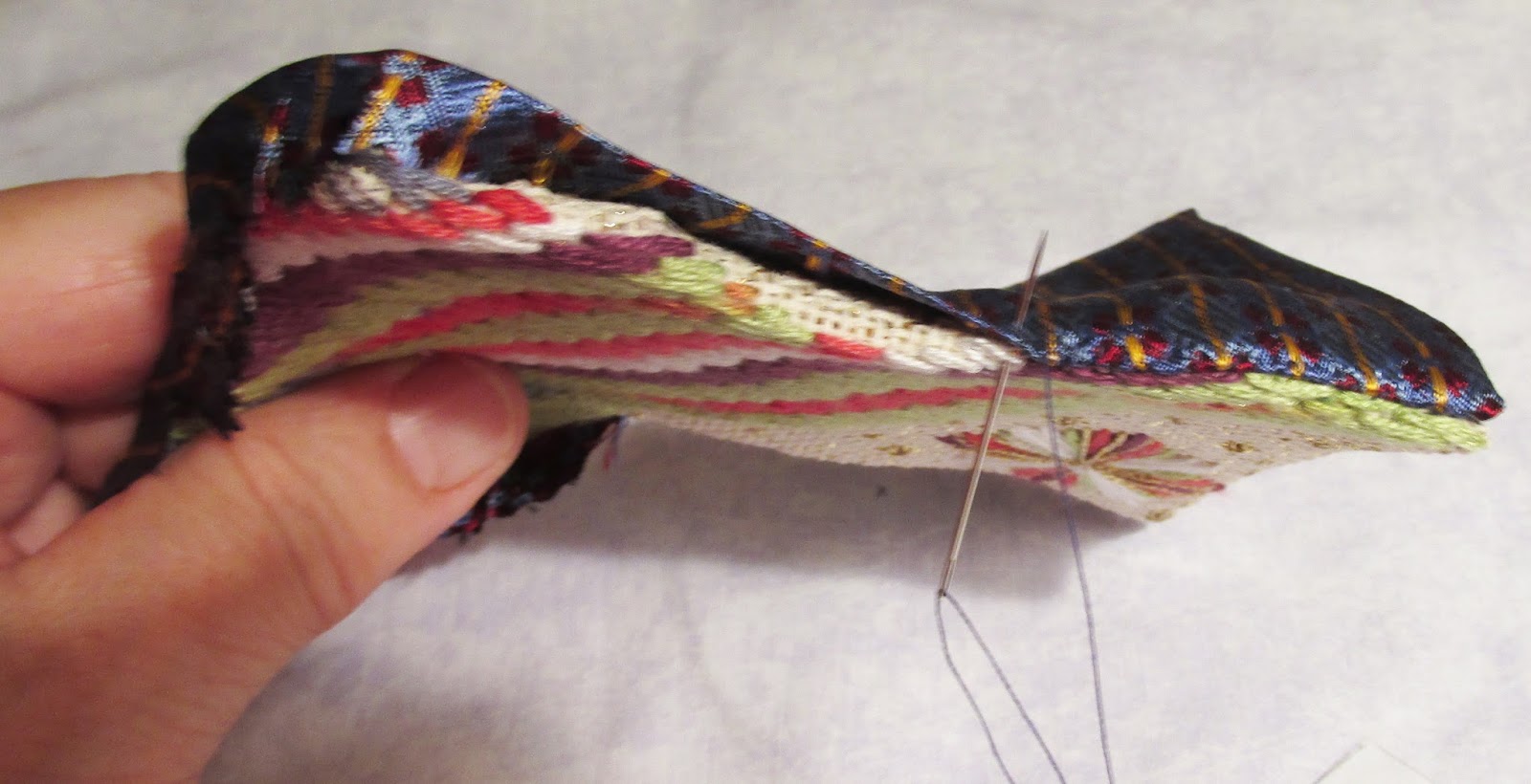 moonsilk stitches More needlepoint finishing