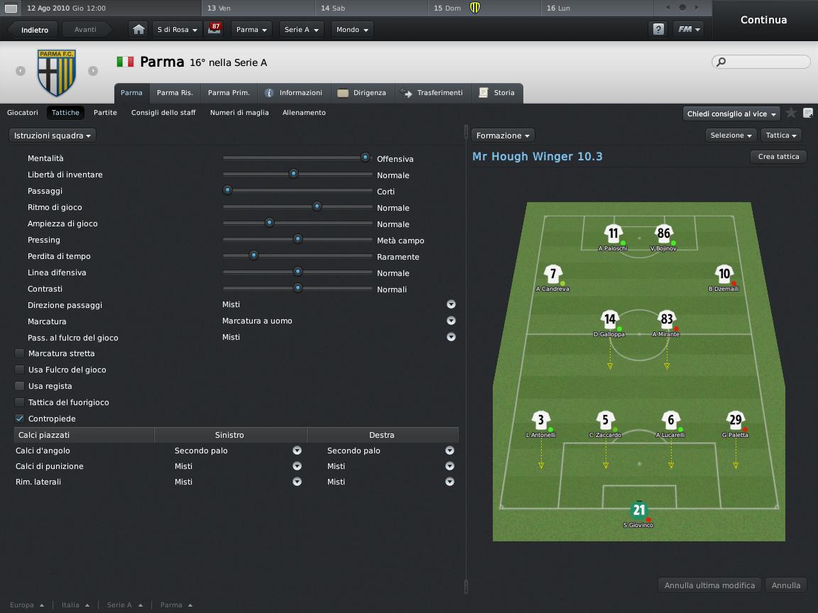 Taktik Taktik Dewa Di FM 2012 Blognya Football Manager