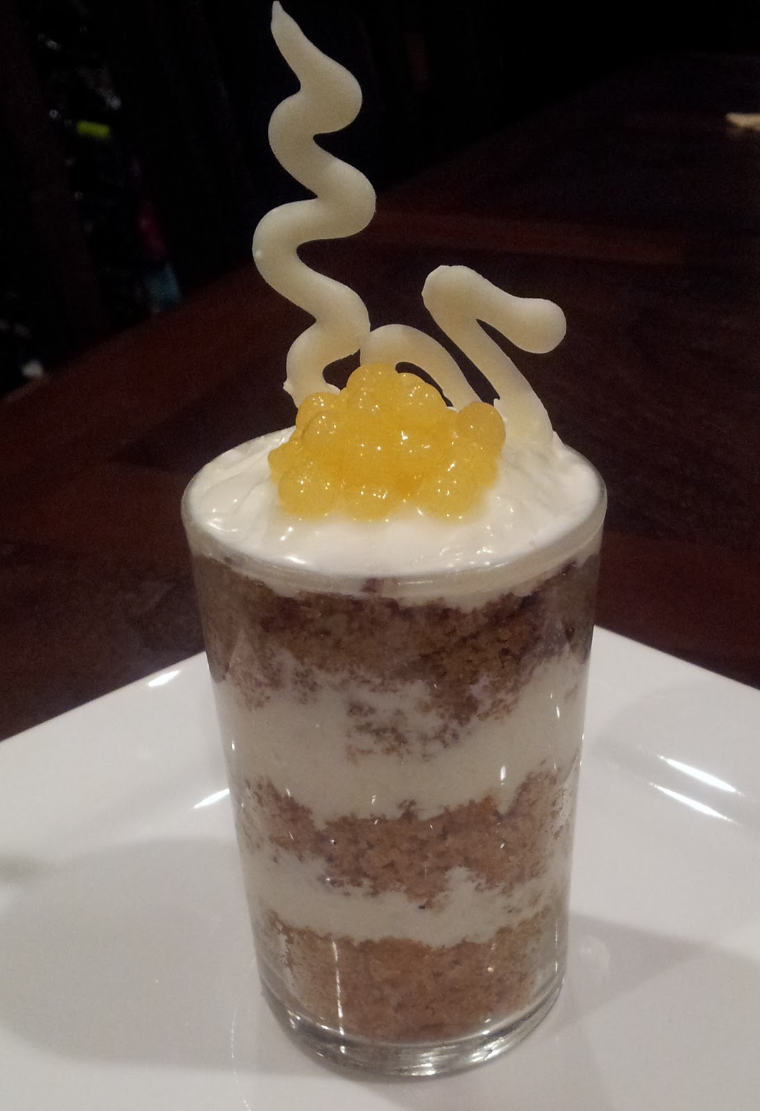 food & wine pairing Carrot Cake In A Cup