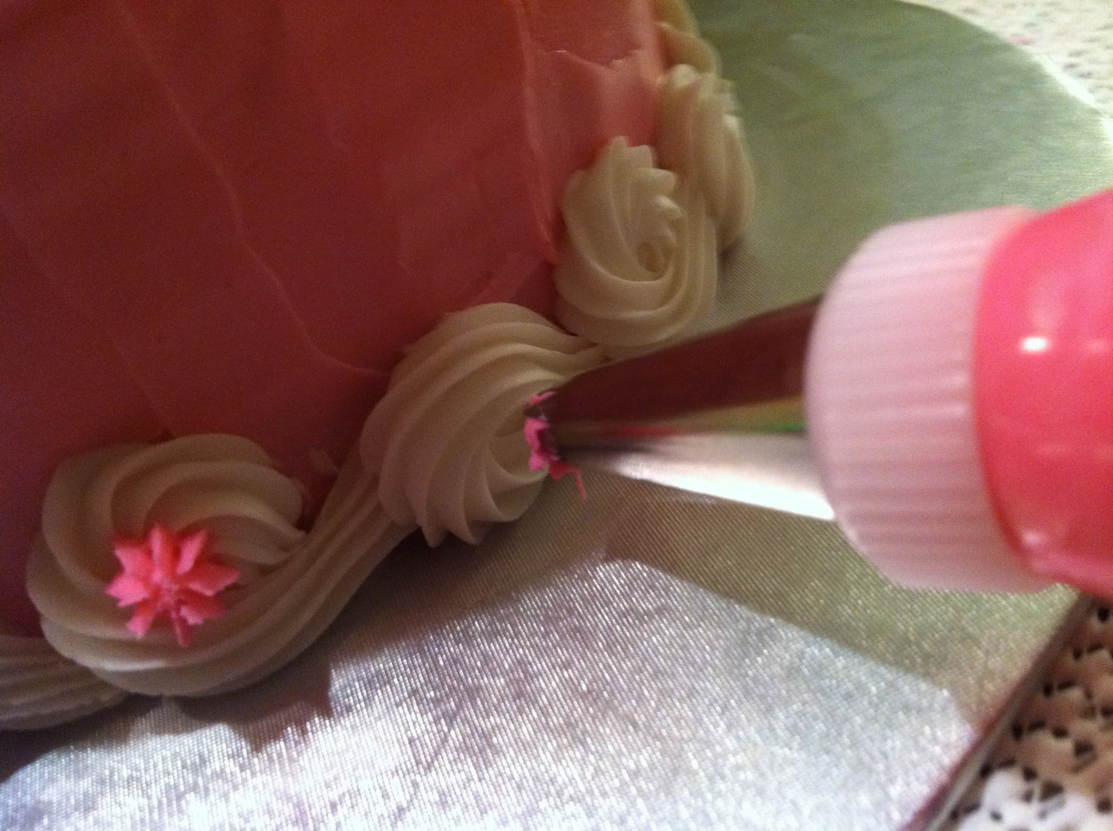 Reverse Shell Border Cake Decorating Reverse Shell Border Cake Decorating