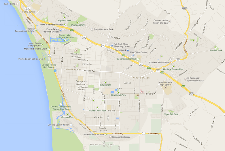 California Central Coast Living Arroyo Grande Historical Downtown