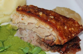 Roast belly of pork SLOW ROASTED BELLY OF PORK