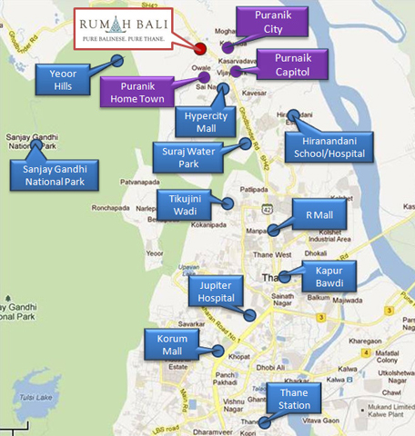 Rumah Bali Thane Property By Puranik Builders