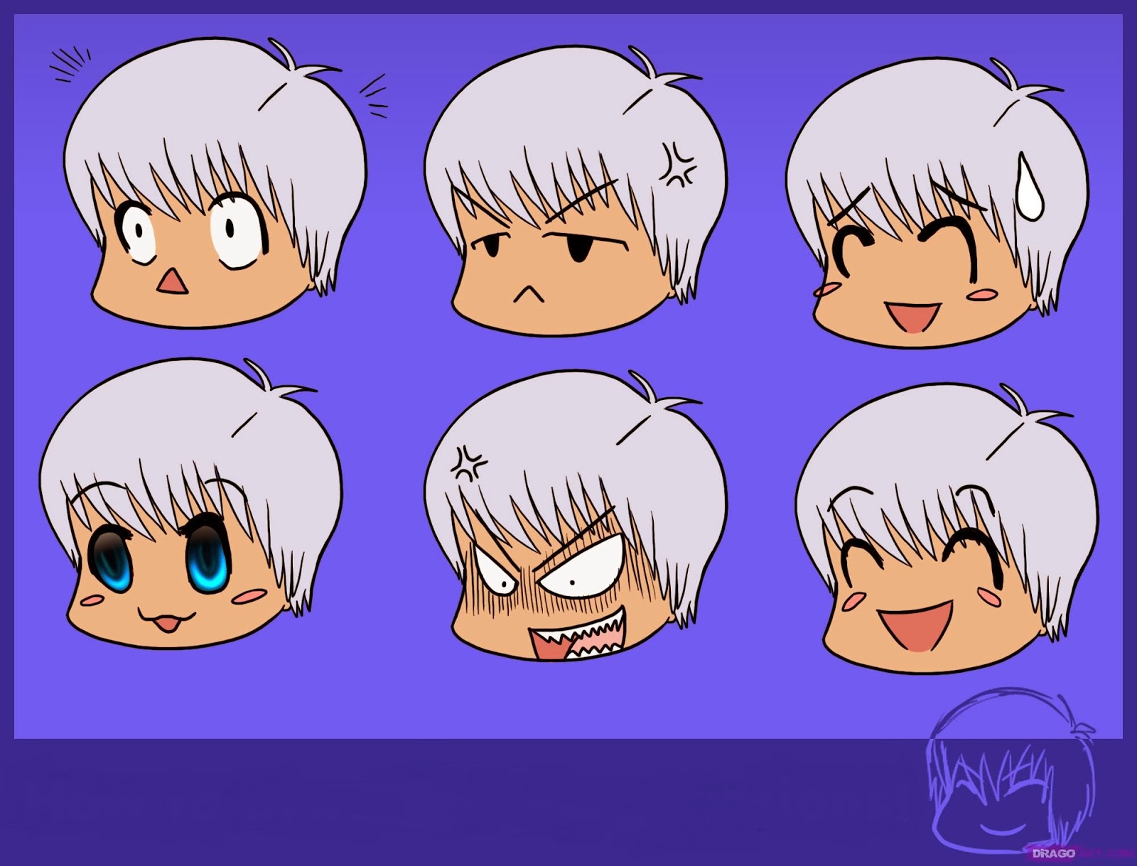 Kapan Terakhir Kali Anda Bahagia ?: Cara Membuat Kepala Anime Chibi