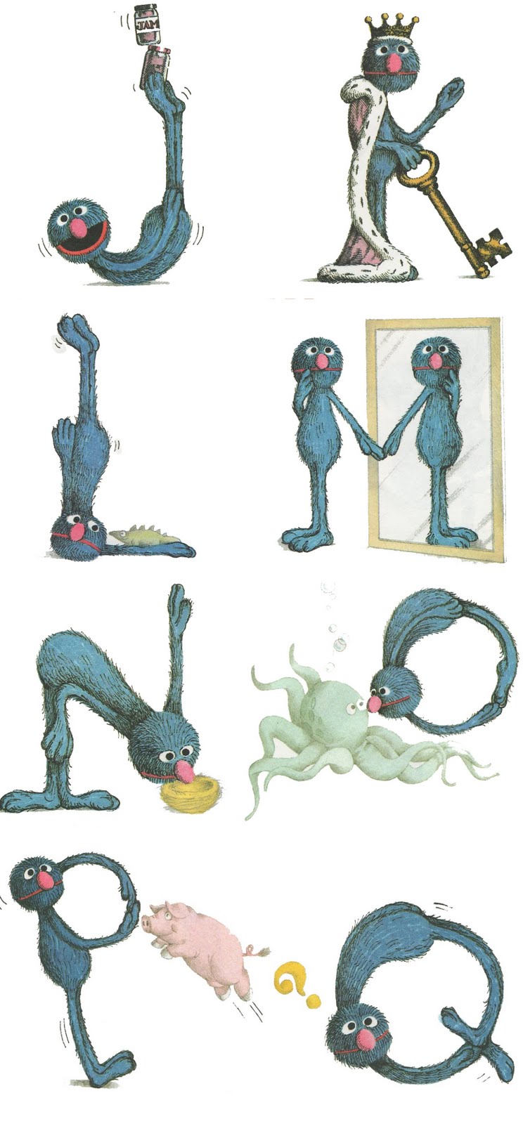 GooGooGallery Sesame Saturday Grover's Own Alphabet