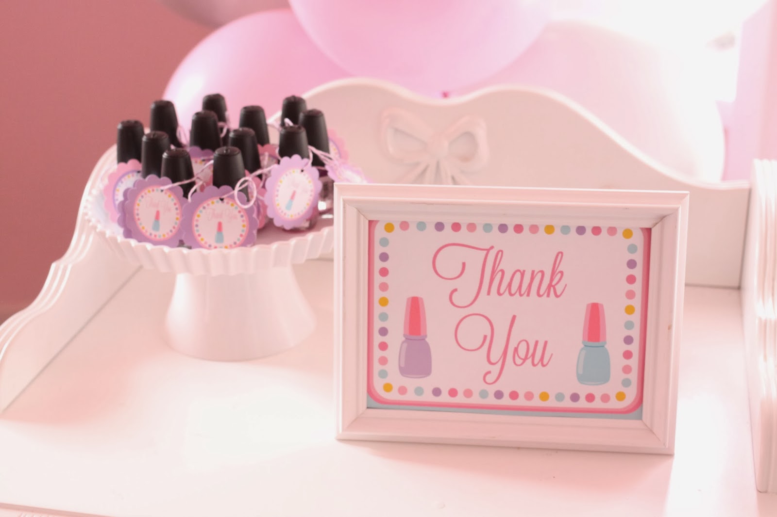 The Larson Lingo Kate's Nail Salon Birthday Party