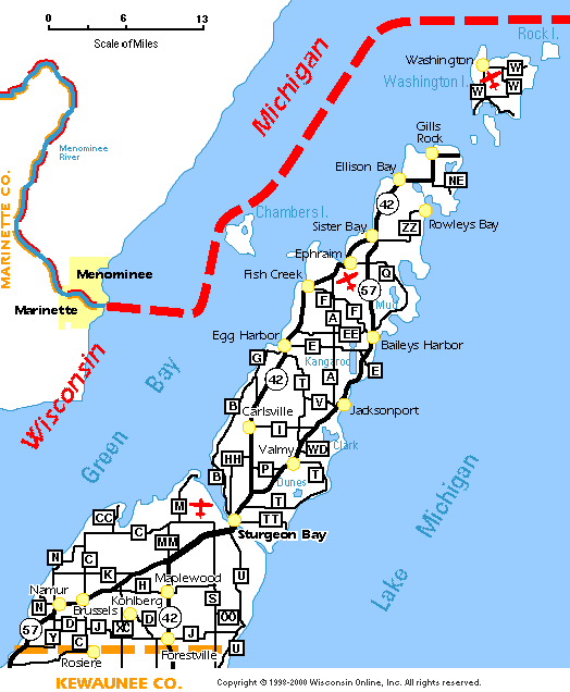 Juicy image regarding door county map printable Massif image throughout door county map printable