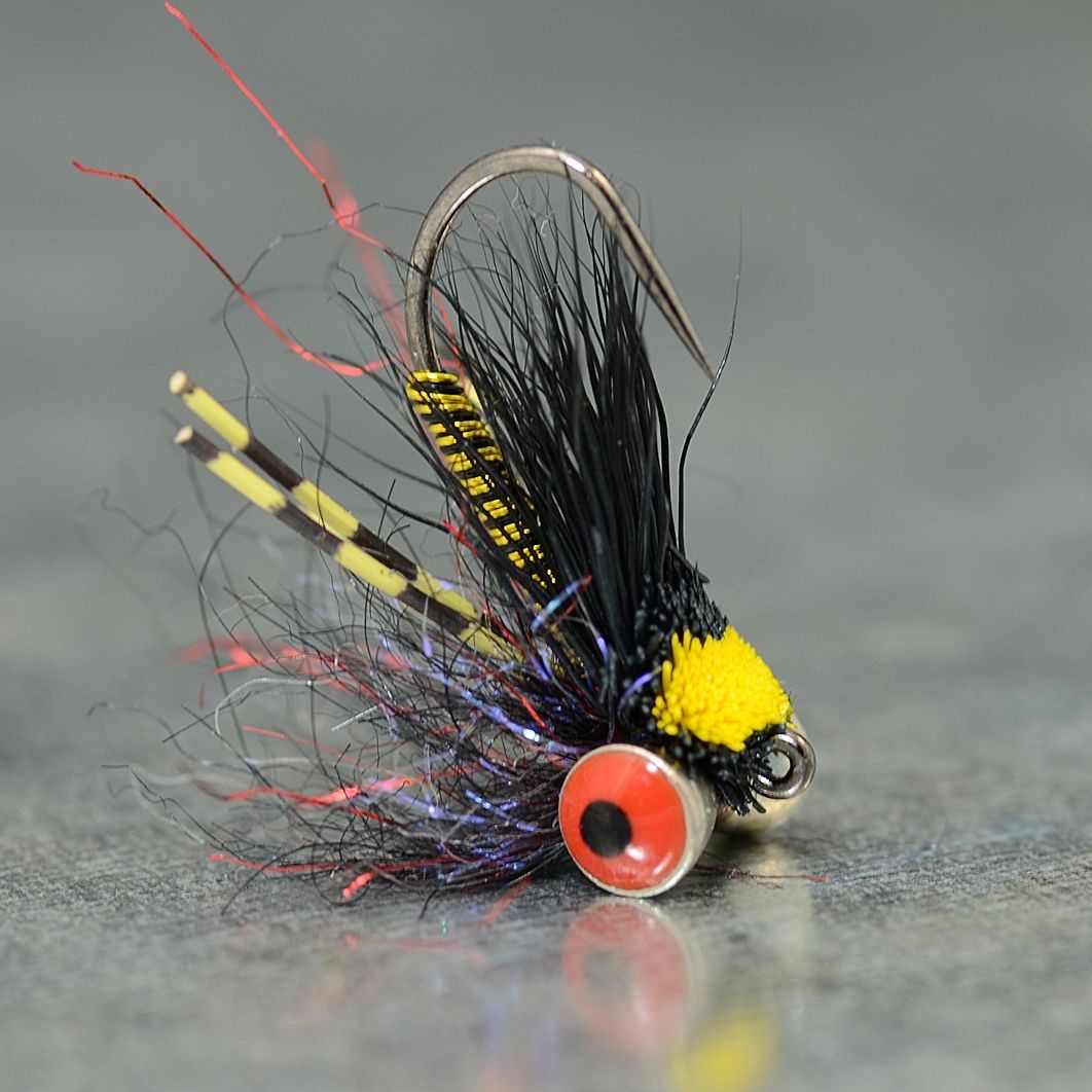 The Short Stack Slider Carp, Crappie and Bluegill patrol Fly Fish Food Fly Tying and Fly