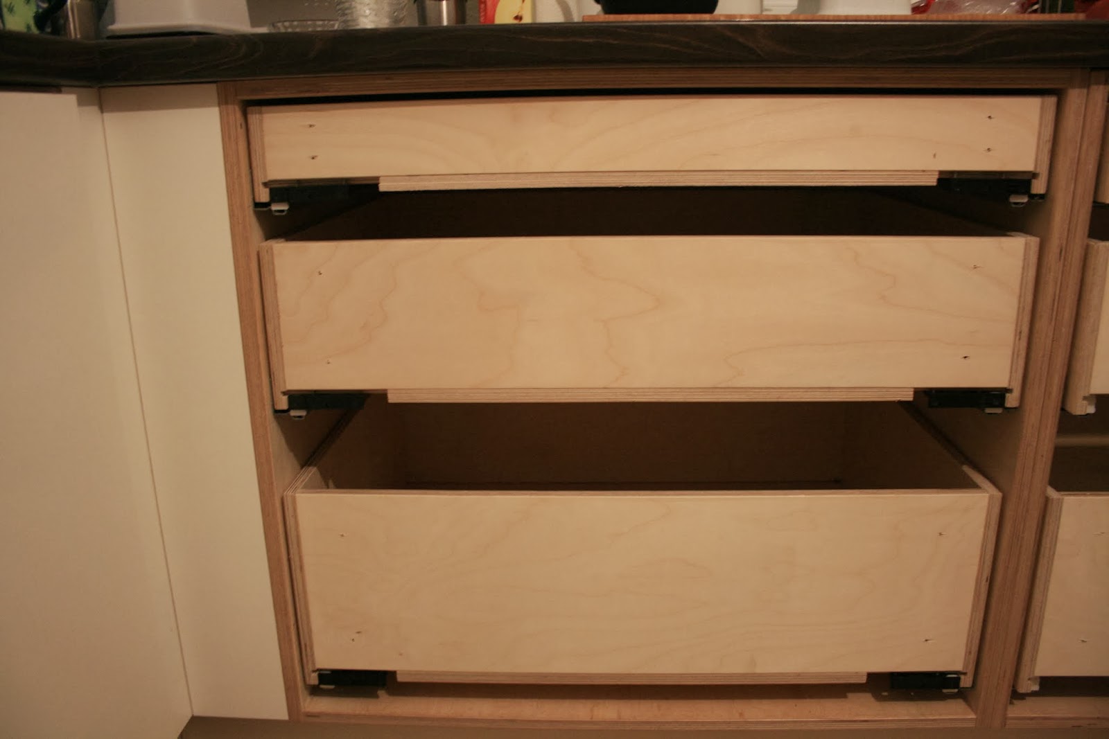 Dominiks Holzblog: Küche Teil 5 - Schubladen II