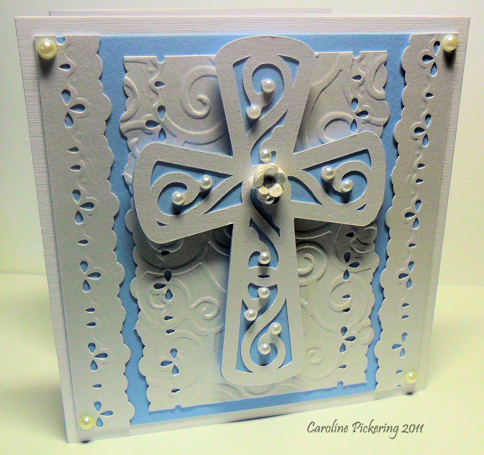 CJ's Creative Cards Christening Card