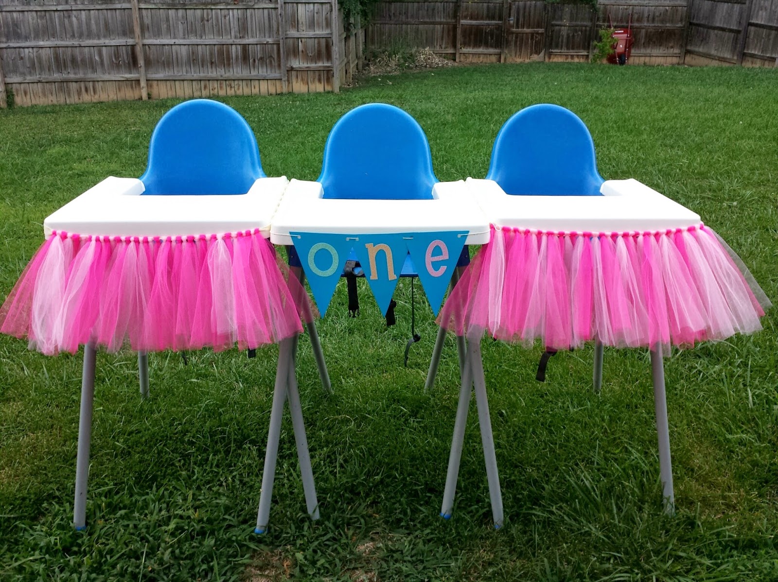 Triplets Toddler Diy Tutus And High Chair Skirts For A Mere 10 I Was Able To Make Three Tutus Two Bows And High Chair Skirts Technically The Velcro Dots Would Have Added Few More Dollars Had