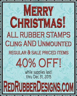  40% OFF ALL RUBBER STAMPS!
