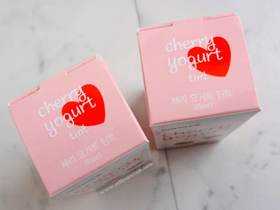 nanas'B cherry yogurt tint packaging