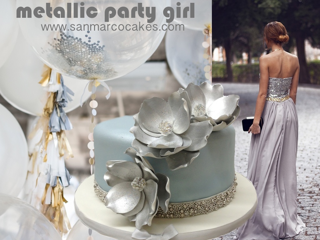 San Marco Cakes Metallic Party Girl Are you in Tune with this Season