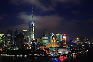 Shanghai at night