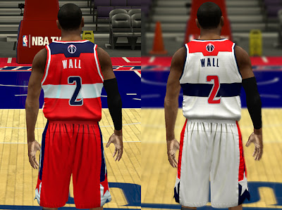NBA 2K13 Wizards Realistic Jersey Colors NBA2K Mods