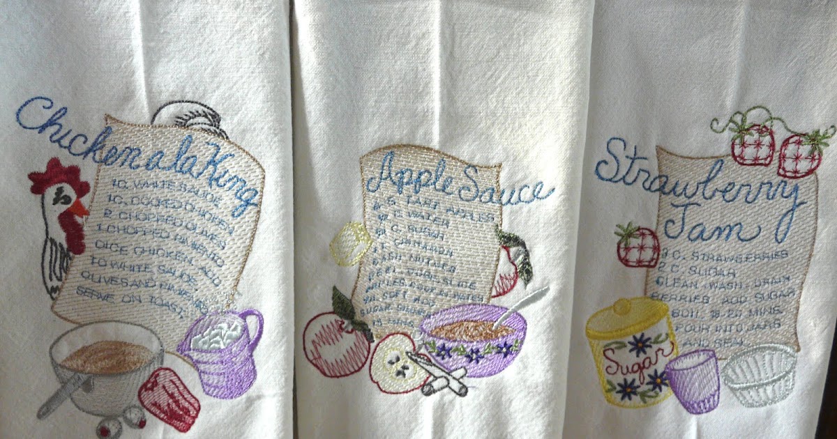 kitchen hand embroidery design free