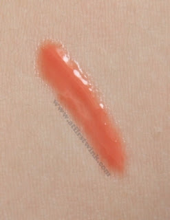 Peripera My Color Gloss 6 - Chewing orange swatch on arm