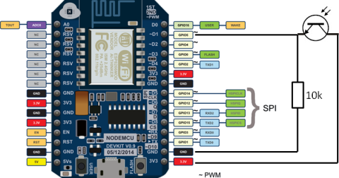 nodemcu esp8266 meter pulse power logger arduino sensor thalin phototransistor running patrik wifi temperature 6c ide projects raspberry pi