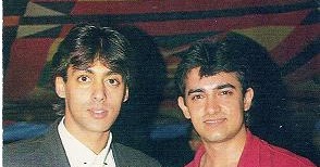 HollyBolly Wallpapers: Salman Rare Pics with Aamir