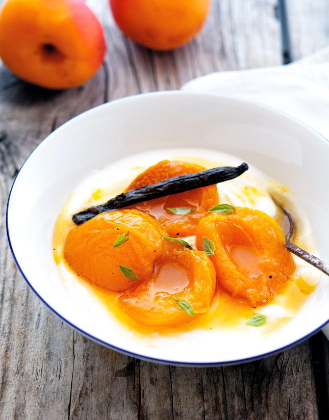 The Iron You Ginger and Vanilla Bean Apricot Compote