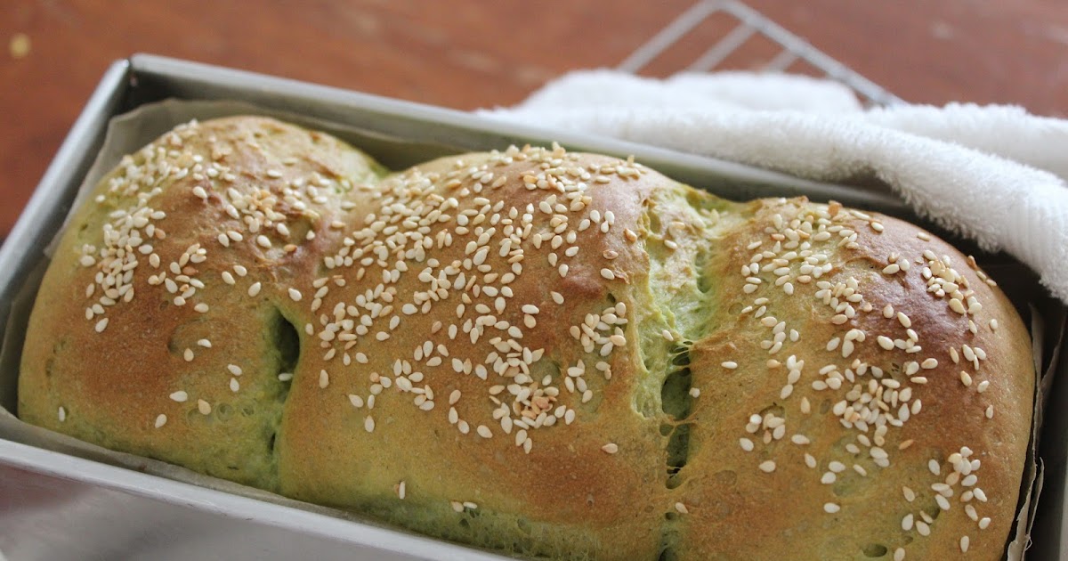 Vivian Pang Kitchen Spinach Loaf Bread/ Water Roux Method (Custard paste)
